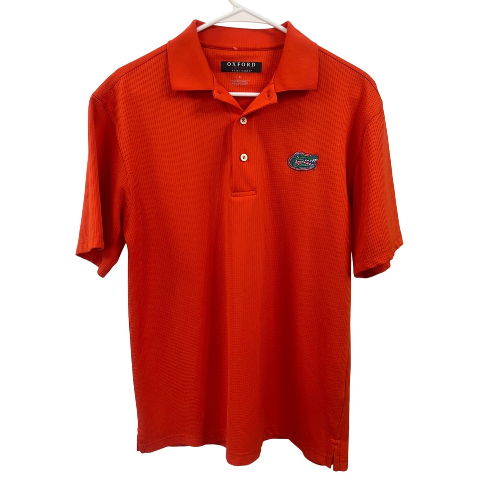 Oxford America Florida Gators Veri Cool Polo Shirt Orange Womens Small NCAA Golf